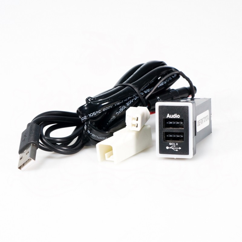 A-718  USB AUDIO & CHARGER W/LIGHT - TOYOTA (NEW)