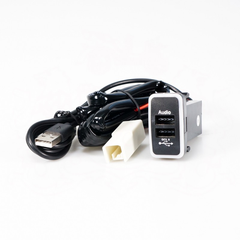 A-718  USB AUDIO & CHARGER W/LIGHT - TOYOTA (OLD)