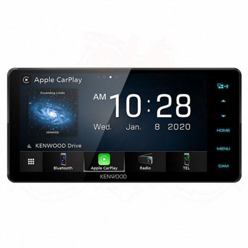 KENWOOD DDX820WS AV Receiver with 7.0 inch WVGA Display (Apple CarPlay & Android Auto) (200mm Wide Panel)